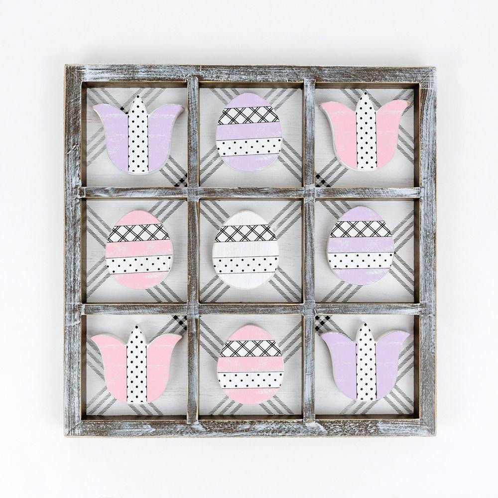 Easter Home Decor, Wood Game, Spring Tabletop